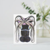 ヴィンテージイカ又はタコ海洋生物動物 (スタンド正面)