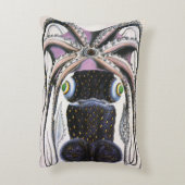 ヴィンテージイカ又はタコ海洋生物動物 アクセントクッション (裏面(縦))