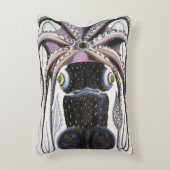 ヴィンテージイカ又はタコ海洋生物動物 アクセントクッション (正面(垂直))