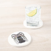 ヴィンテージイカ又はタコ海洋生物動物 コースター (側面)