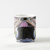 ヴィンテージイカ又はタコ海洋生物動物 コーヒーマグカップ (中央)