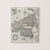 ヴィンテージイギリスとアイルランドの地図（1631年） ジグソーパズル (縦)