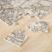ヴィンテージイギリスの地図(1853年) ジグソーパズル (側面)