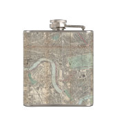 ヴィンテージイギリスの地図（1862年） フラスク (裏面)