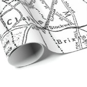 ヴィンテージイギリスの地図（1911年） ラッピングペーパー (ロールコーナー)