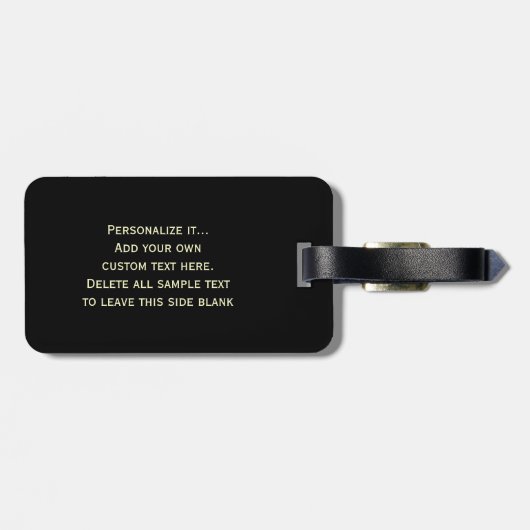 ヴィンテージイギリスの赤いPhonebox ラゲッジタグ (裏面横)