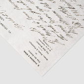 ヴィンテージイギリスのArt Letter Decompage手書き 薄葉紙 (詳細)