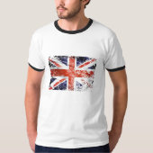 ヴィンテージイギリス国旗ユニオンジャック英国国旗 Tシャツ (正面)