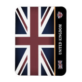 ヴィンテージイギリス国旗/統一された王国 マグネット (縦)