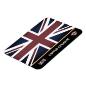 ヴィンテージイギリス国旗/統一された王国 マグネット (左側)