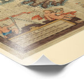 ヴィンテージイギリス諸島の地図1552年～1629年 フォトプリント            (角)