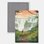 ヴィンテージイグアス秋アルゼンチン マグネット (正面/裏面)