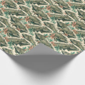 ヴィンテージイグアナ模様 ラッピングペーパー (角)