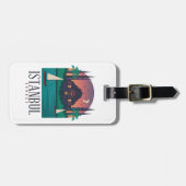 ヴィンテージイスタンブールターキーライン ラゲッジタグ (正面横)