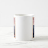 ヴィンテージイスタンブールトルコの街並みクレセント コーヒーマグカップ (中央)