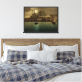 ヴィンテージイスタンブール月の光絵画-s キャンバスプリント (インサイチュ (寝室))