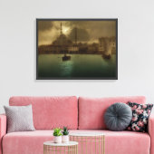 ヴィンテージイスタンブール月の光絵画-s キャンバスプリント (インサイチュ (リビング))