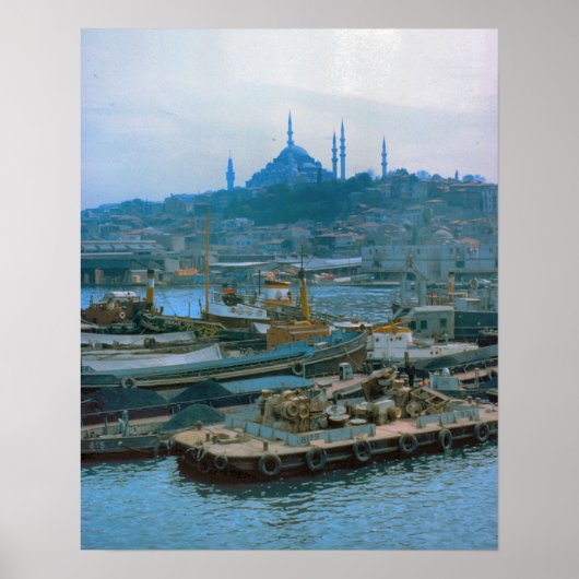 ヴィンテージイスタンブール、ボスポロスのボート ポスター (正面)