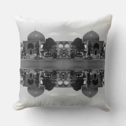 ヴィンテージイスライスファハンシャモスクラップトップスリーブ クッション (正面)