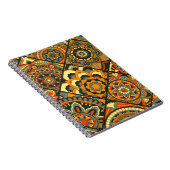 ヴィンテージイスラムのモチーフ、装飾シームレス。 ノートブック (右側)