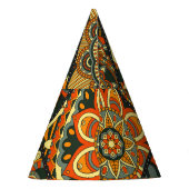 ヴィンテージイスラムのモチーフ、装飾シームレス。 パーティーハット (裏面)