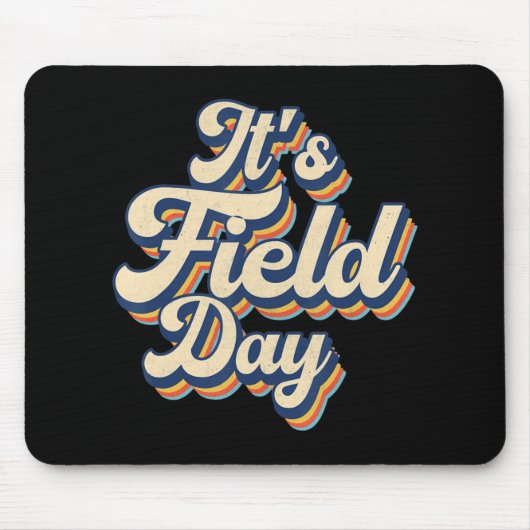 ヴィンテージイズフィールドデイY'allかわいい先生フィールドDa マウスパッド (正面)