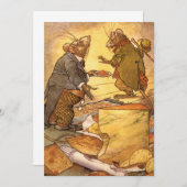 ヴィンテージイソップの寓話、田舎ネズミ、都会ネズミ (正面/裏面)