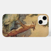 ヴィンテージイソップ寓話、キツネ、オンドゥー Case-Mate iPhoneケース (裏面 (横))