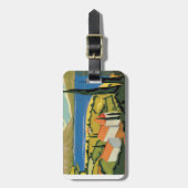 ヴィンテージイタリアのポスター ラゲッジタグ (正面縦)