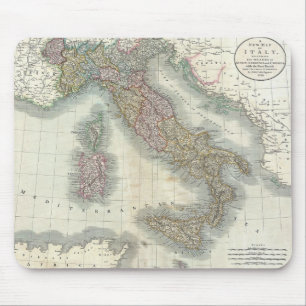 ヴィンテージイタリアの地図 マウスパッド