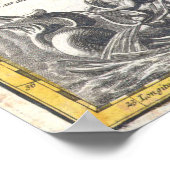 ヴィンテージイタリアの地図(1742) ポスター (角)