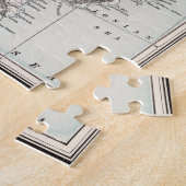 ヴィンテージイタリアの地図（1893年） ジグソーパズル (側面)