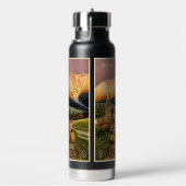 ヴィンテージイタリアトラベルカスタムモノグラム ウォーターボトル (右面)