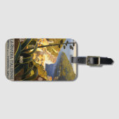 ヴィンテージイタリアトラベルカスタムモノグラム ラゲッジタグ (正面横)