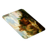 ヴィンテージイタリアンの風景（廃墟あり） マグネット (右側)