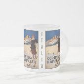 ヴィンテージイタリアンアルプスカスタムマグス フロストグラスマグカップ (正面右)