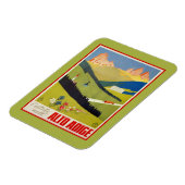 ヴィンテージイタリアンアルプス(南チロル)旅行 マグネット (左側)