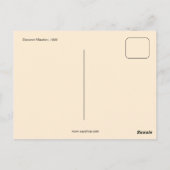 ヴィンテージイタリアンアールヌーボーガス照明ad ポストカード (裏面)