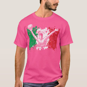 ヴィンテージイタリアンイタリア国旗イタリア水球 Tシャツ