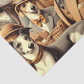 ヴィンテージイタリアングレイハウンドイラストレーション 薄葉紙 (詳細)