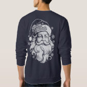 ヴィンテージイタリアンサンタブオンナターレクリスマスの服装 スウェットシャツ (裏面)