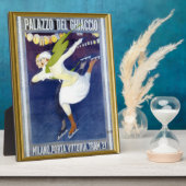 ヴィンテージイタリアンスケートで滑るポスター フォトプラーク (側面)