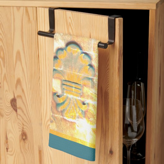 ヴィンテージイタリアンスタイル キッチンタオル (三つ折り)