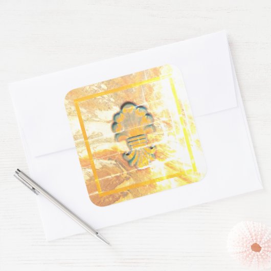 ヴィンテージイタリアンスタイル スクエアシール (封筒)