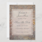 ヴィンテージイタリアントスカーナエレガンス保存日 招待状 (裏面)