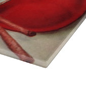 ヴィンテージイタリアントマトオニオンピーパーズキャサップ カッティングボード (角)