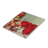 ヴィンテージイタリアントマトオニオンピーパーズキャサップ タイル (側面)