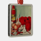 ヴィンテージイタリアントマトオニオンピーパーズキャサップ メタルオーナメント (右)