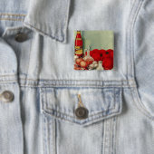 ヴィンテージイタリアントマトオニオンピーパーズキャサップ 缶バッジ (インサイチュ)