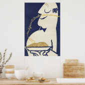 ヴィンテージイタリアンパスタ ポスター (キッチン)